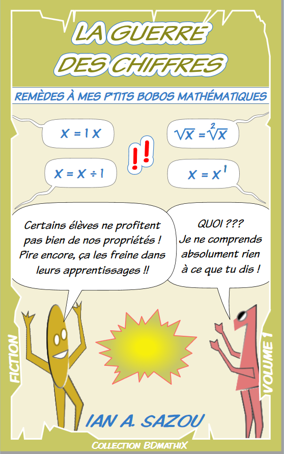 Bande dessin&eacute;e des chiffres